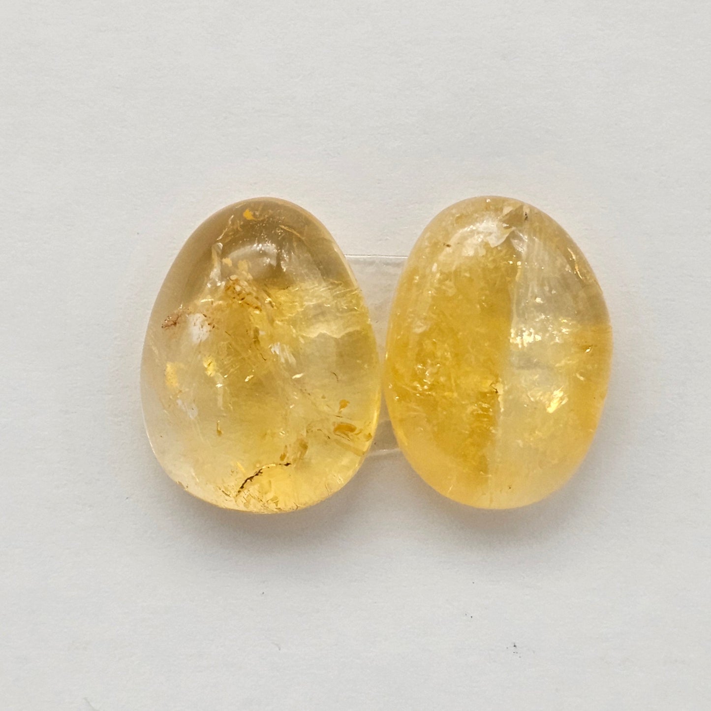 Citrine Silica Cabochon Set