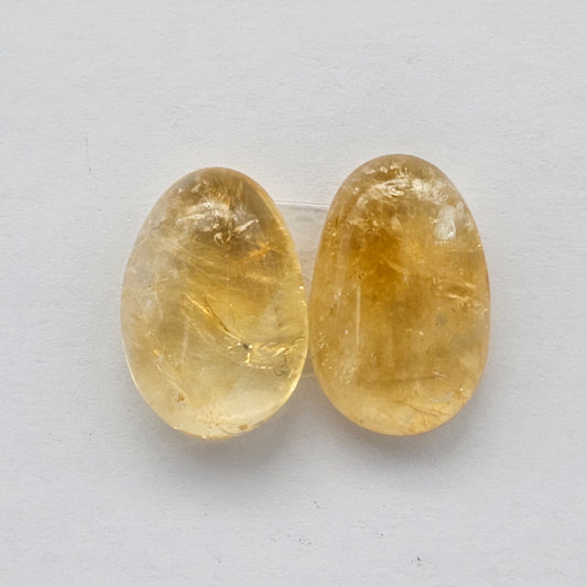 Citrine Silica Cabochon Set