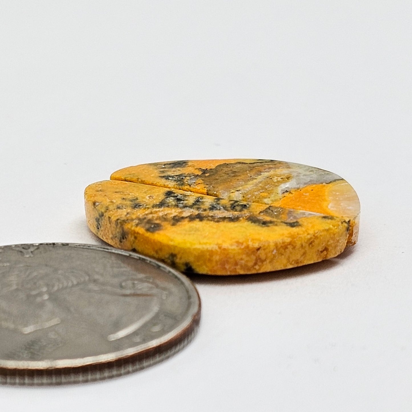 Bumblebee Jasper Cabochon Pair