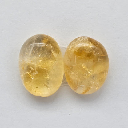Citrine Silica Cabochon Set