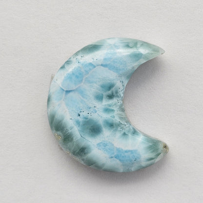 Larimar Moon Cabochon