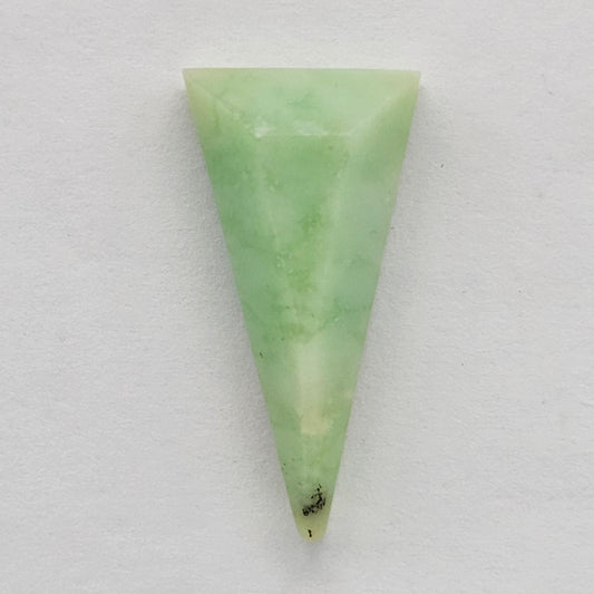 Chrysoprase Long Triangle Cabochon