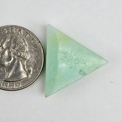 Chrysoprase Short Triangle Cabochon