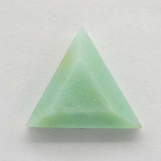 Chrysoprase Short Triangle Cabochon