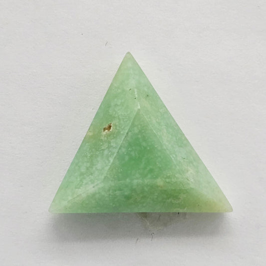 Chrysoprase Short Triangle Cabochon