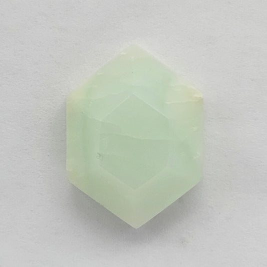 Chrysoprase Short Hexagon Cabochon