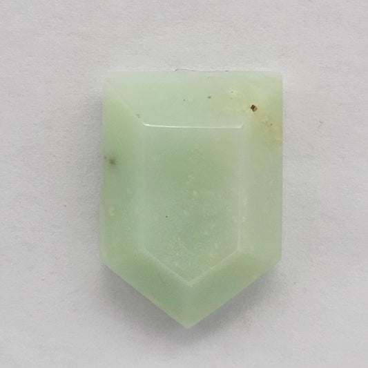 Chrysoprase Short Shield Cabochon