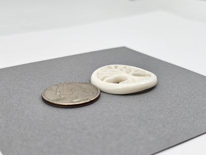 Tree of Life Bone Carving Cabochon