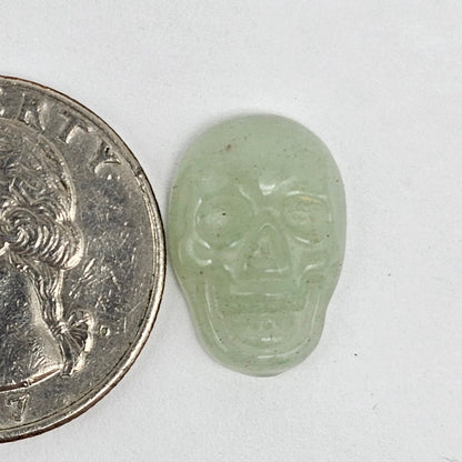 Aventurine Skull Cabochon