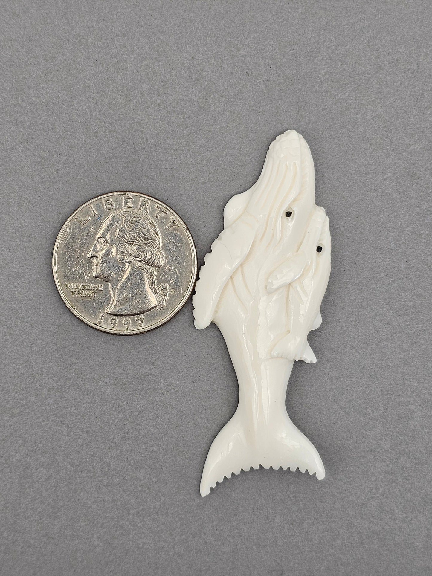 Whale Bone Carving Cabochon
