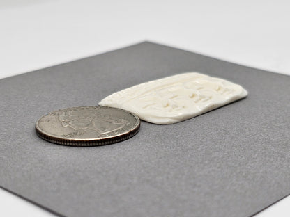 Three Faces Bone Carving Cabochon