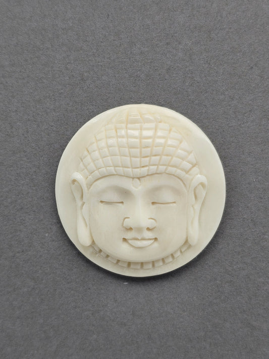 Buddha Bone Carving Cabochon