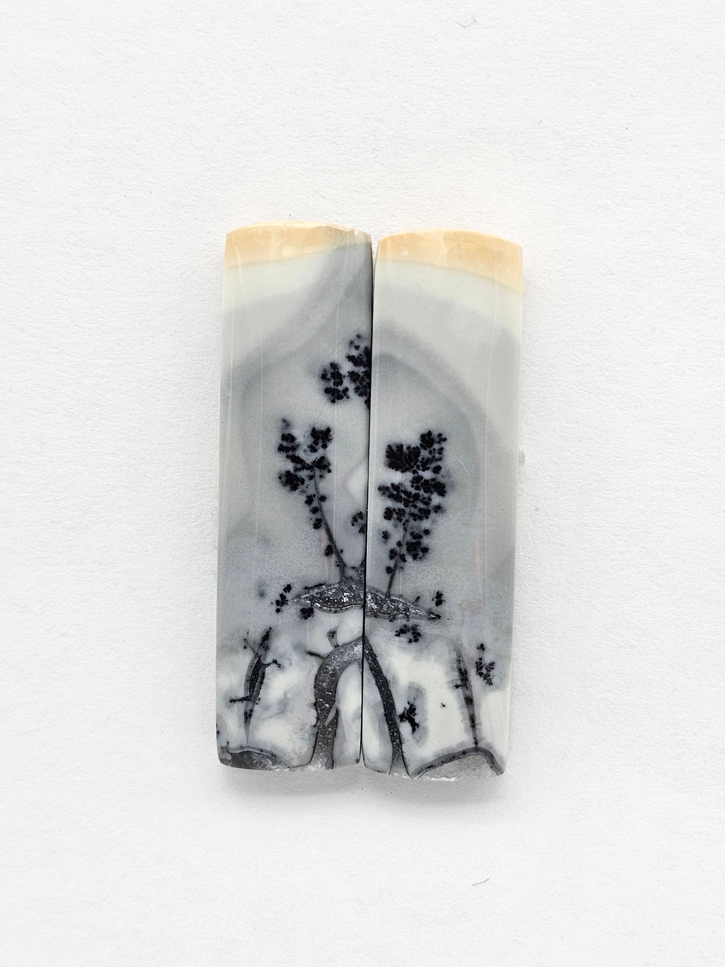 Maligano Jasper Cabochon Pair