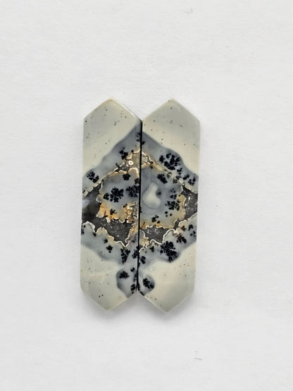 Maligano Jasper Cabochon Pair