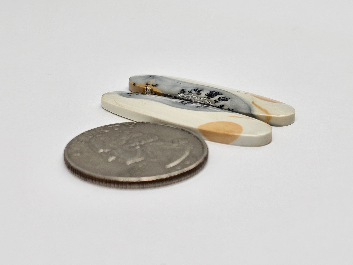 Maligano Jasper Cabochon Pair