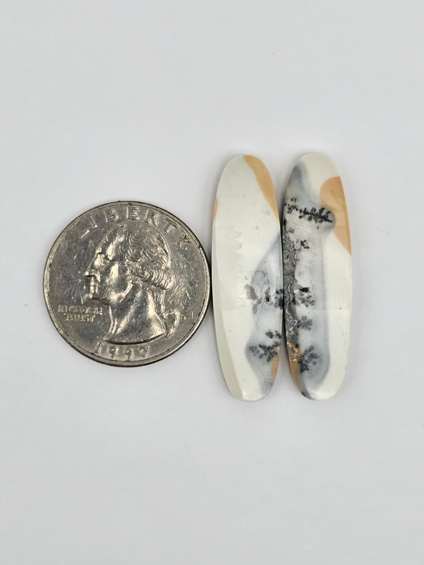 Maligano Jasper Cabochon Pair