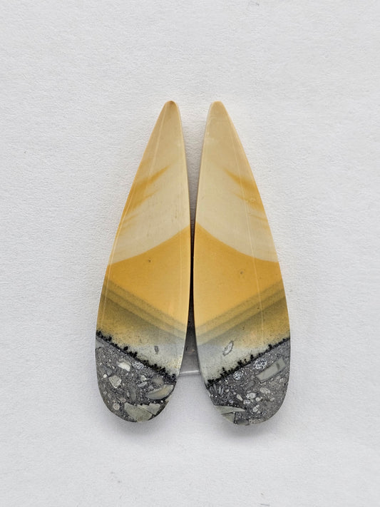 Maligano Jasper Cabochon Pair
