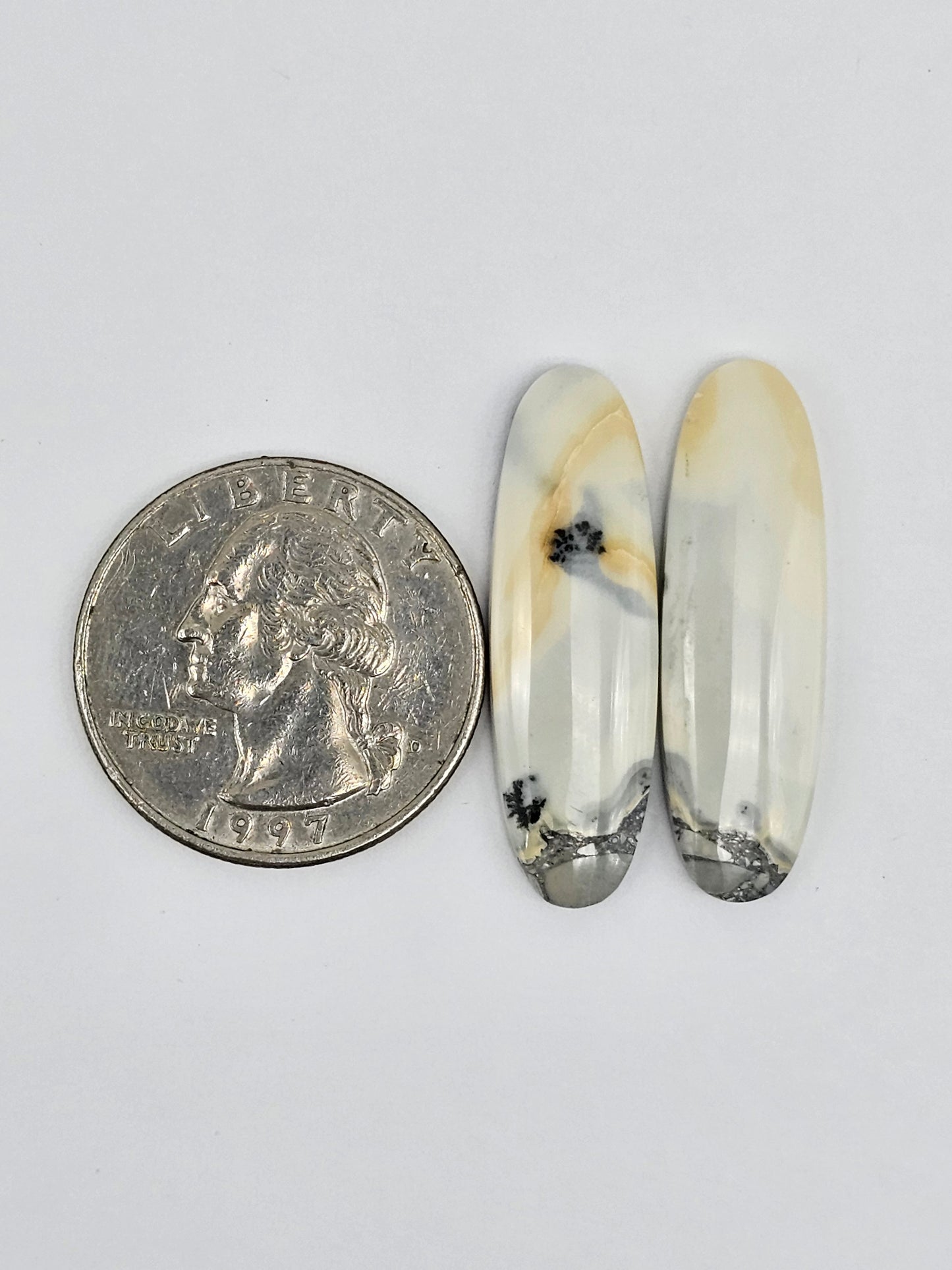 Maligano Jasper Cabochon Pair