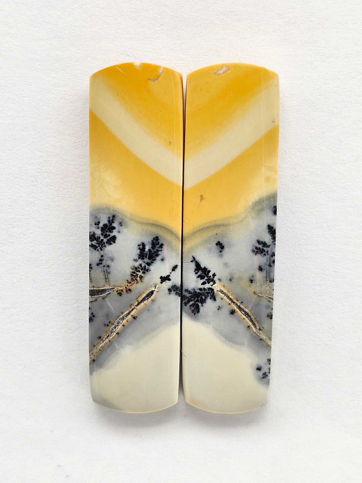 Maligano Jasper Cabochon Pair