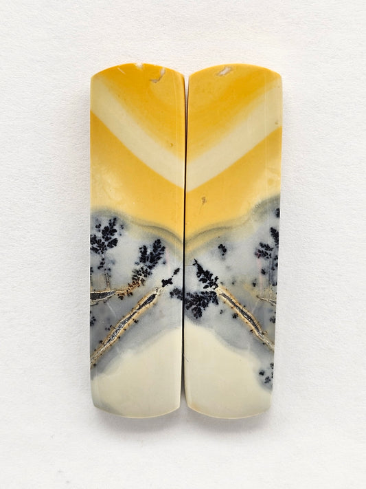 Maligano Jasper Cabochon Pair