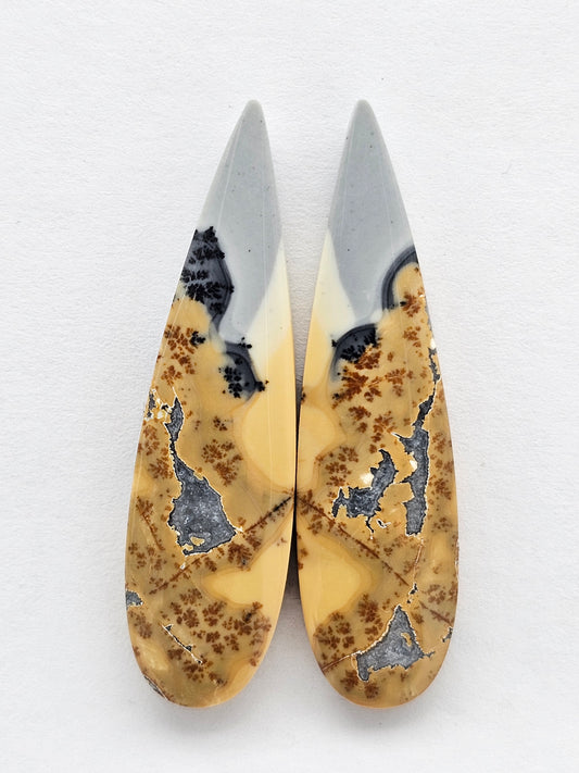 Maligano Jasper Cabochon Pair