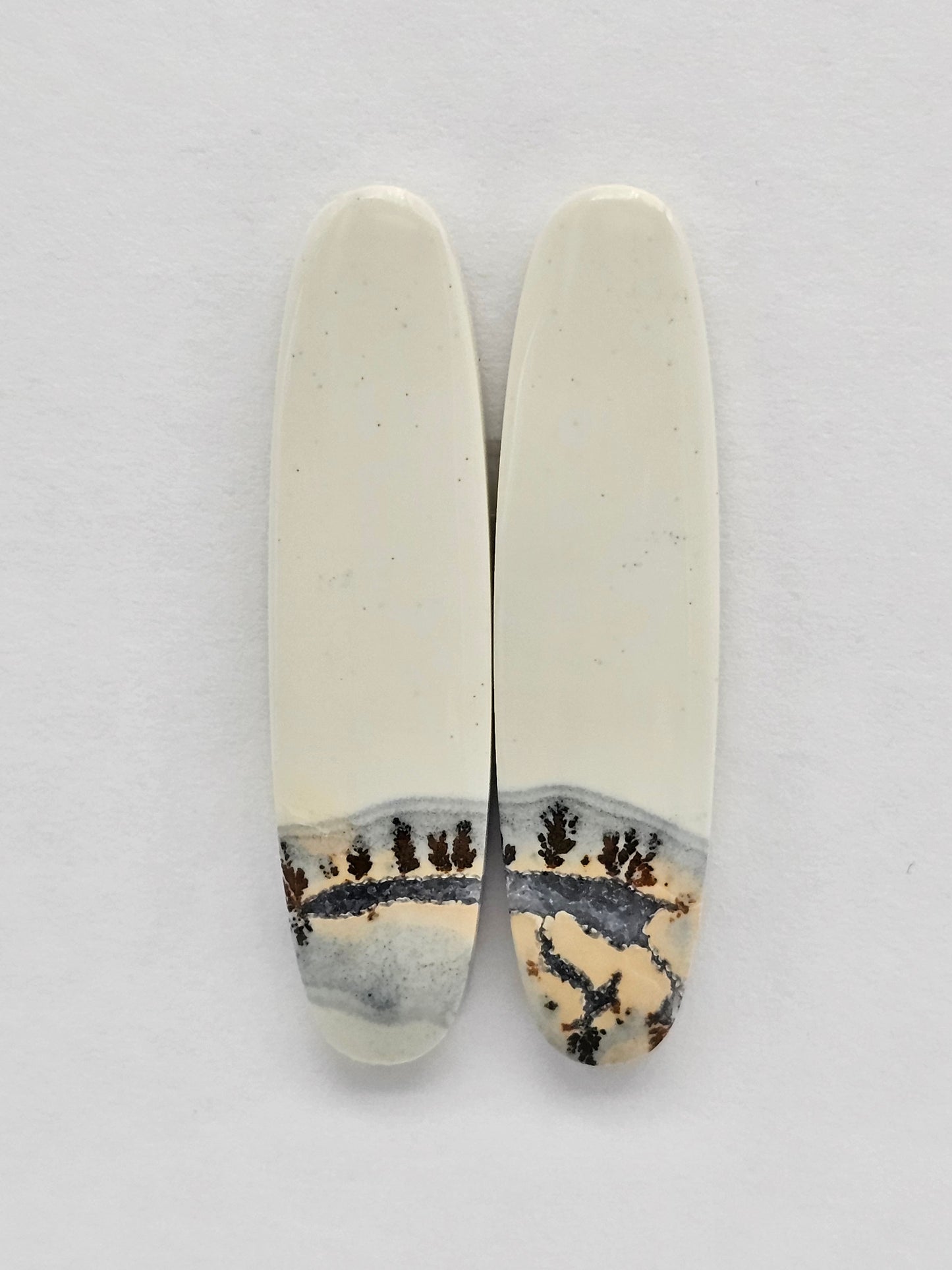 Maligano Jasper Cabochon Pair