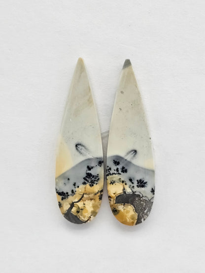 Maligano Jasper Cabochon Pair