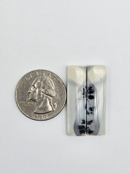 Maligano Jasper Cabochon Pair