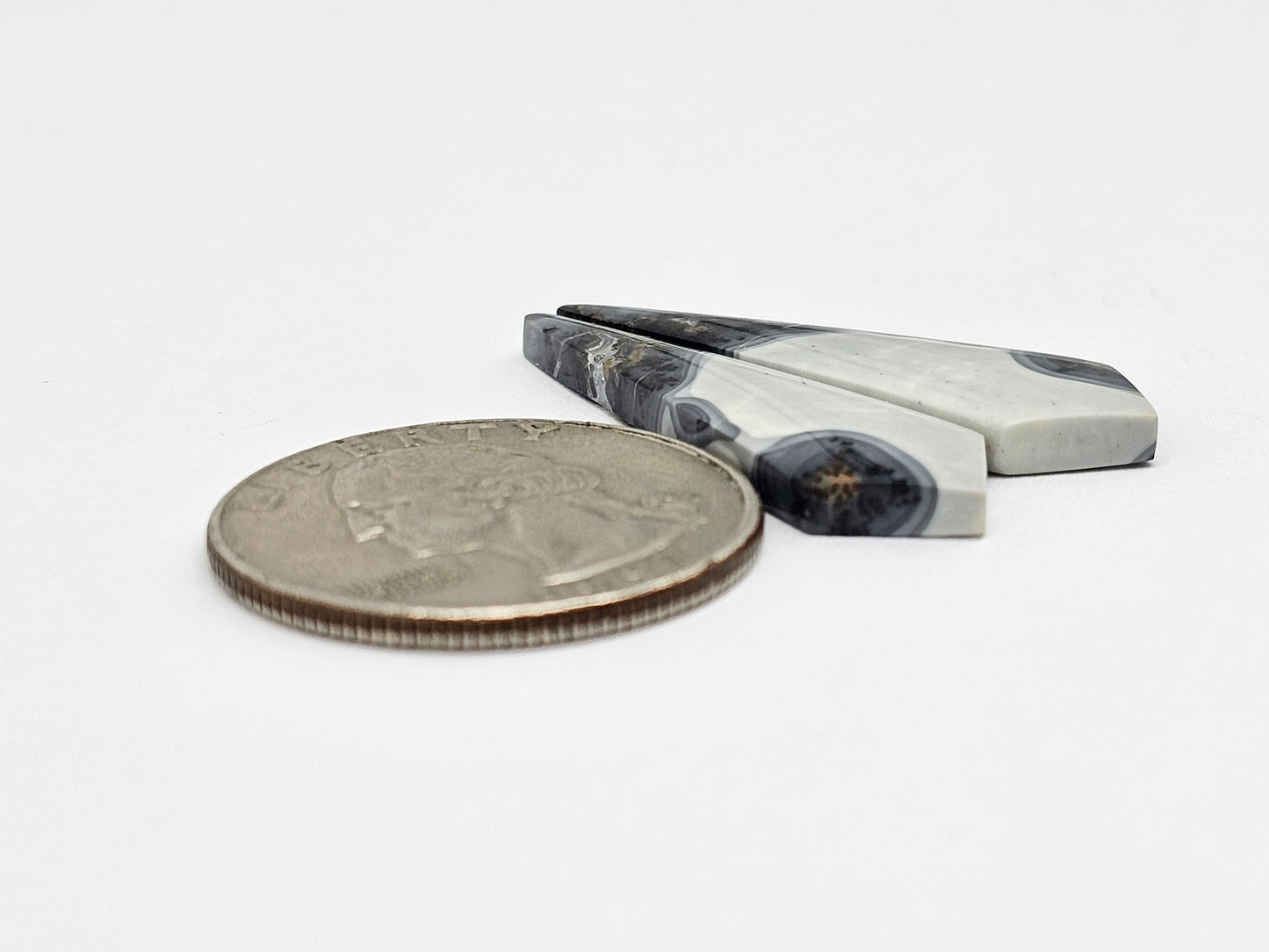 Maligano Jasper Cabochon Pair