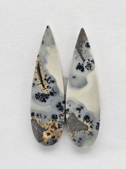 Maligano Jasper Cabochon Pair