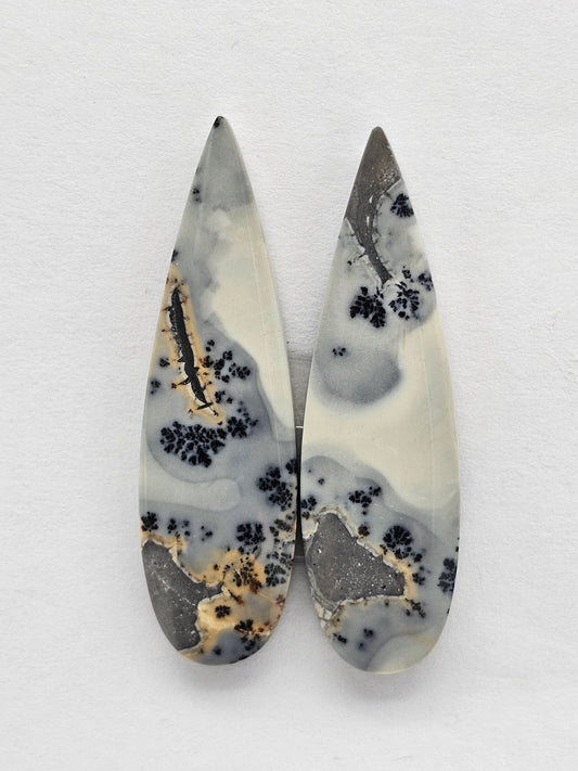 Maligano Jasper Cabochon Pair