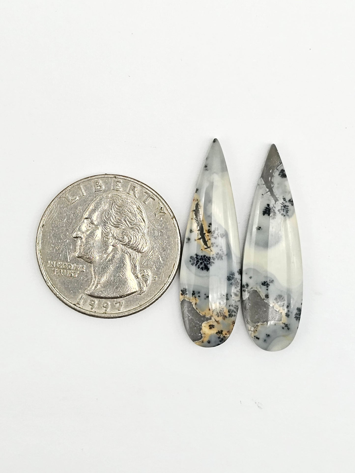 Maligano Jasper Cabochon Pair