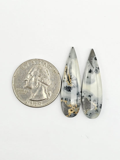 Maligano Jasper Cabochon Pair
