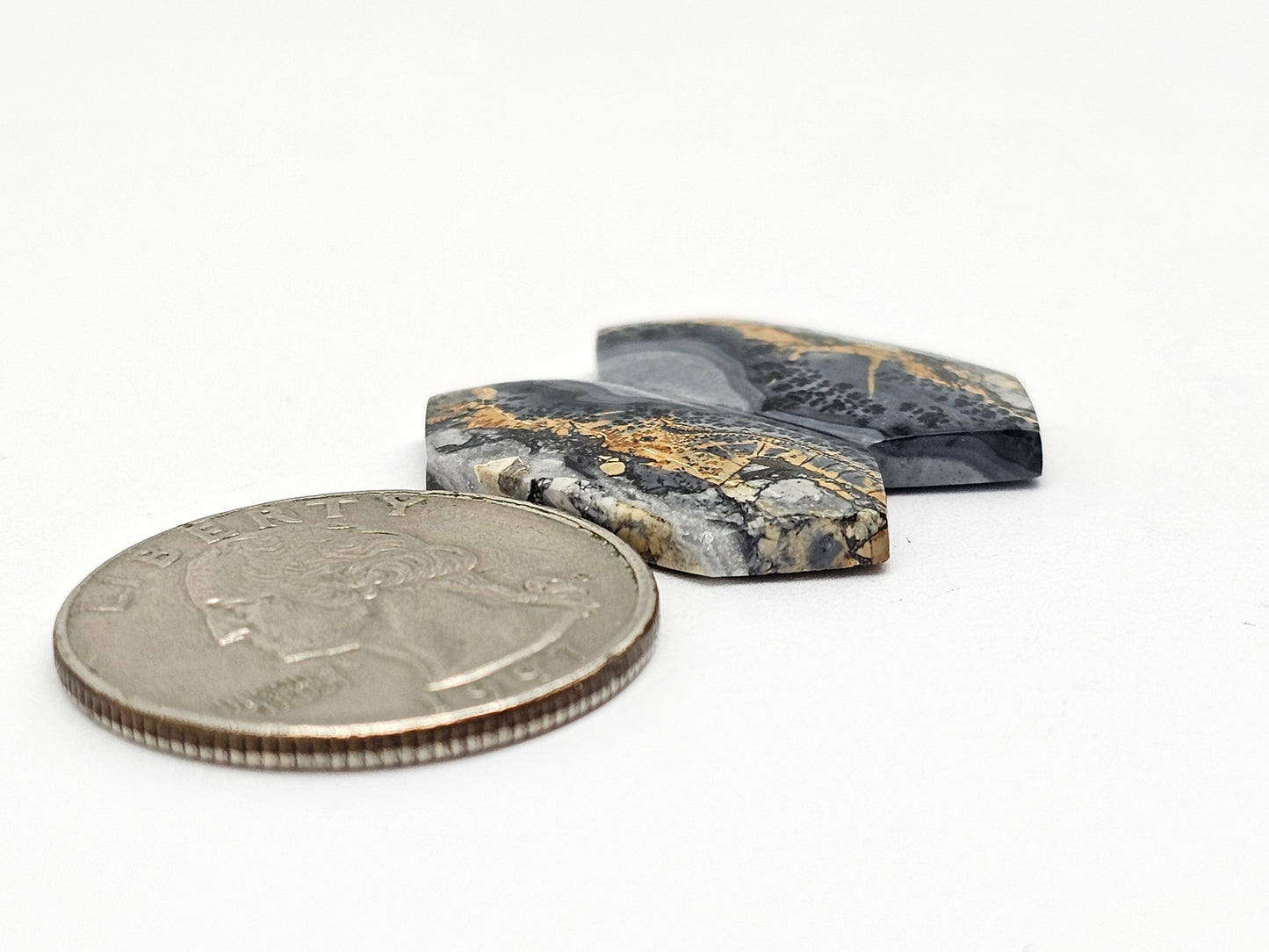 Maligano Jasper Cabochon Pair