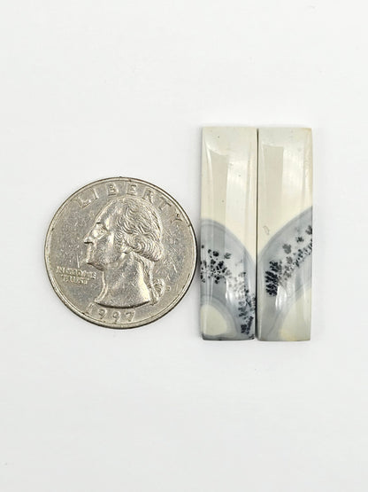 Maligano Jasper Cabochon Pair