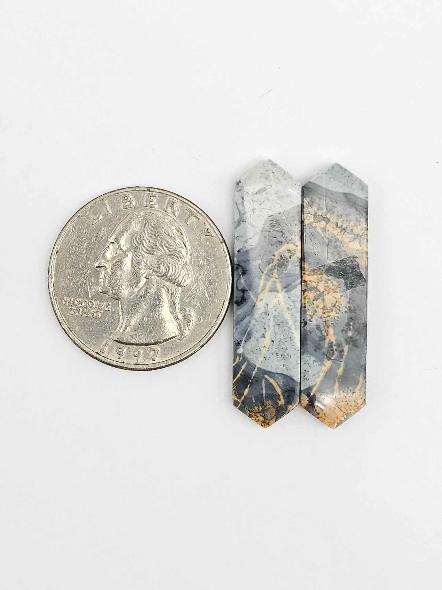 Maligano Jasper Cabochon Pair