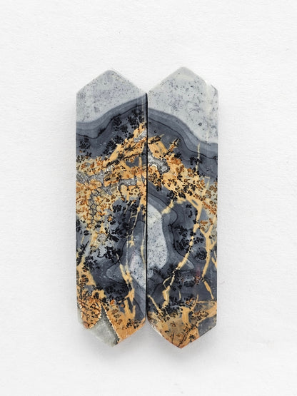Maligano Jasper Cabochon Pair