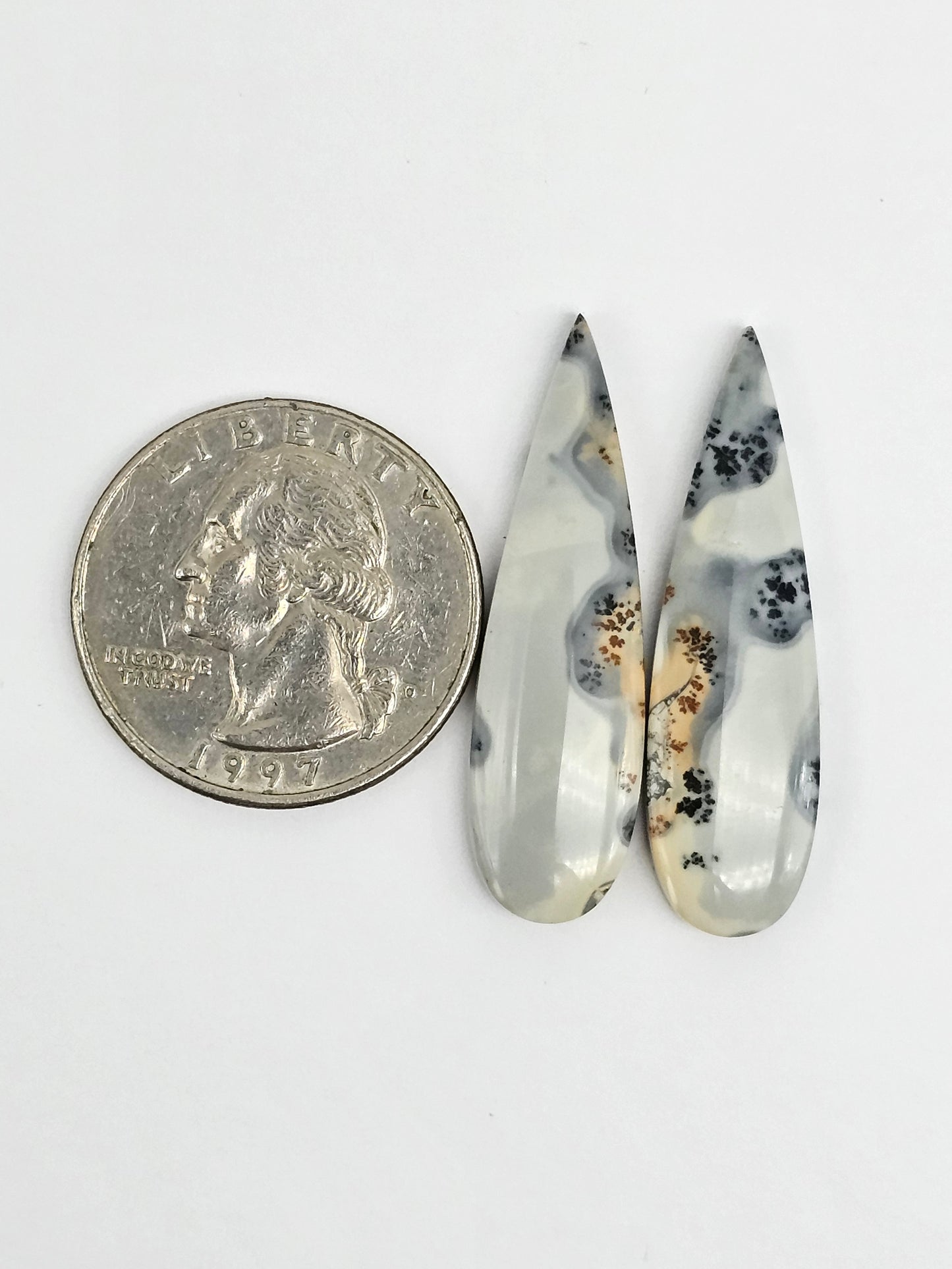 Maligano Jasper Cabochon Pair