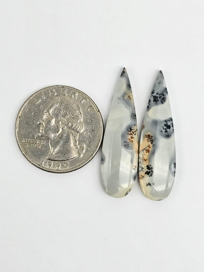 Maligano Jasper Cabochon Pair