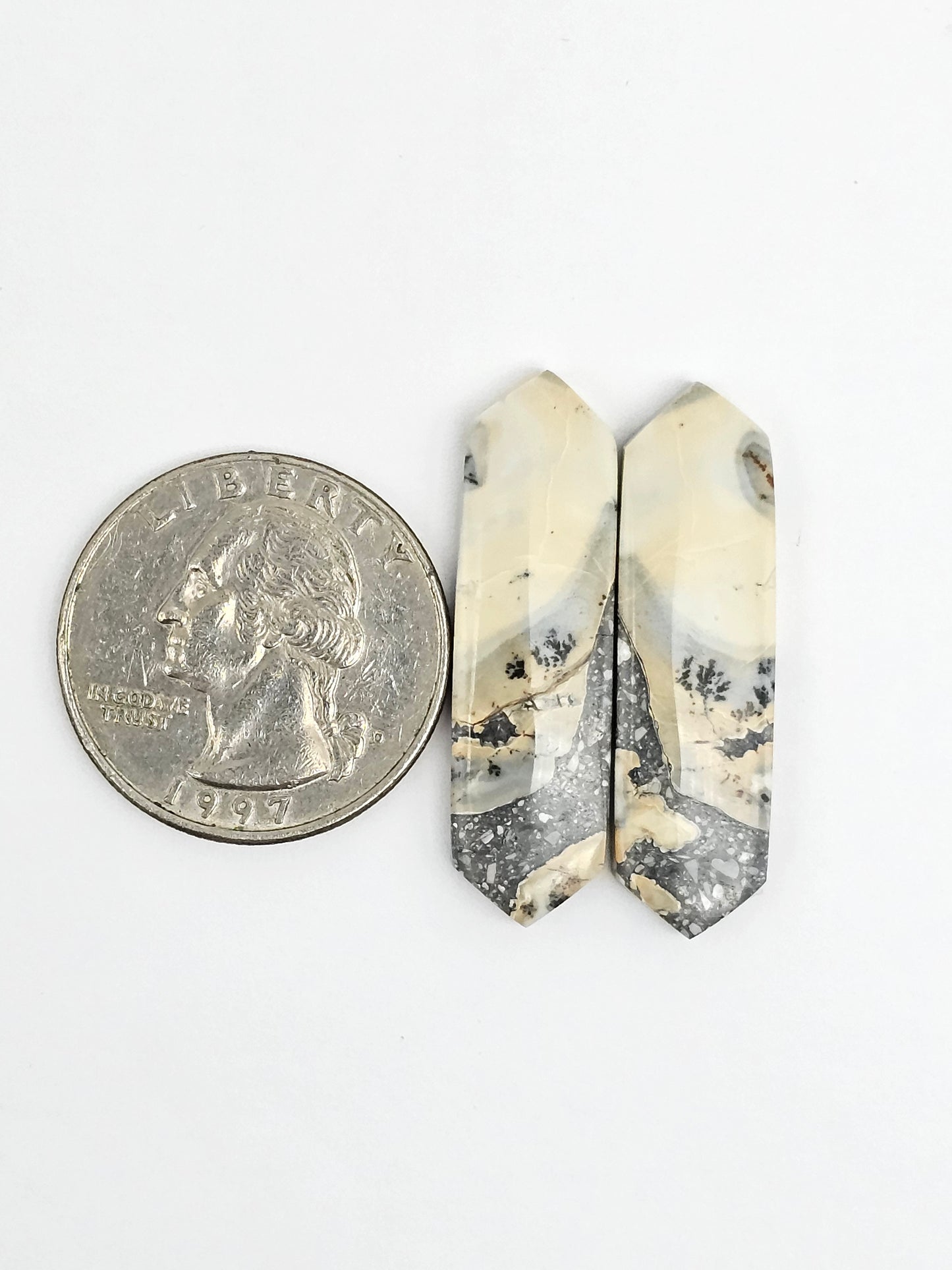 Maligano Jasper Cabochon Pair