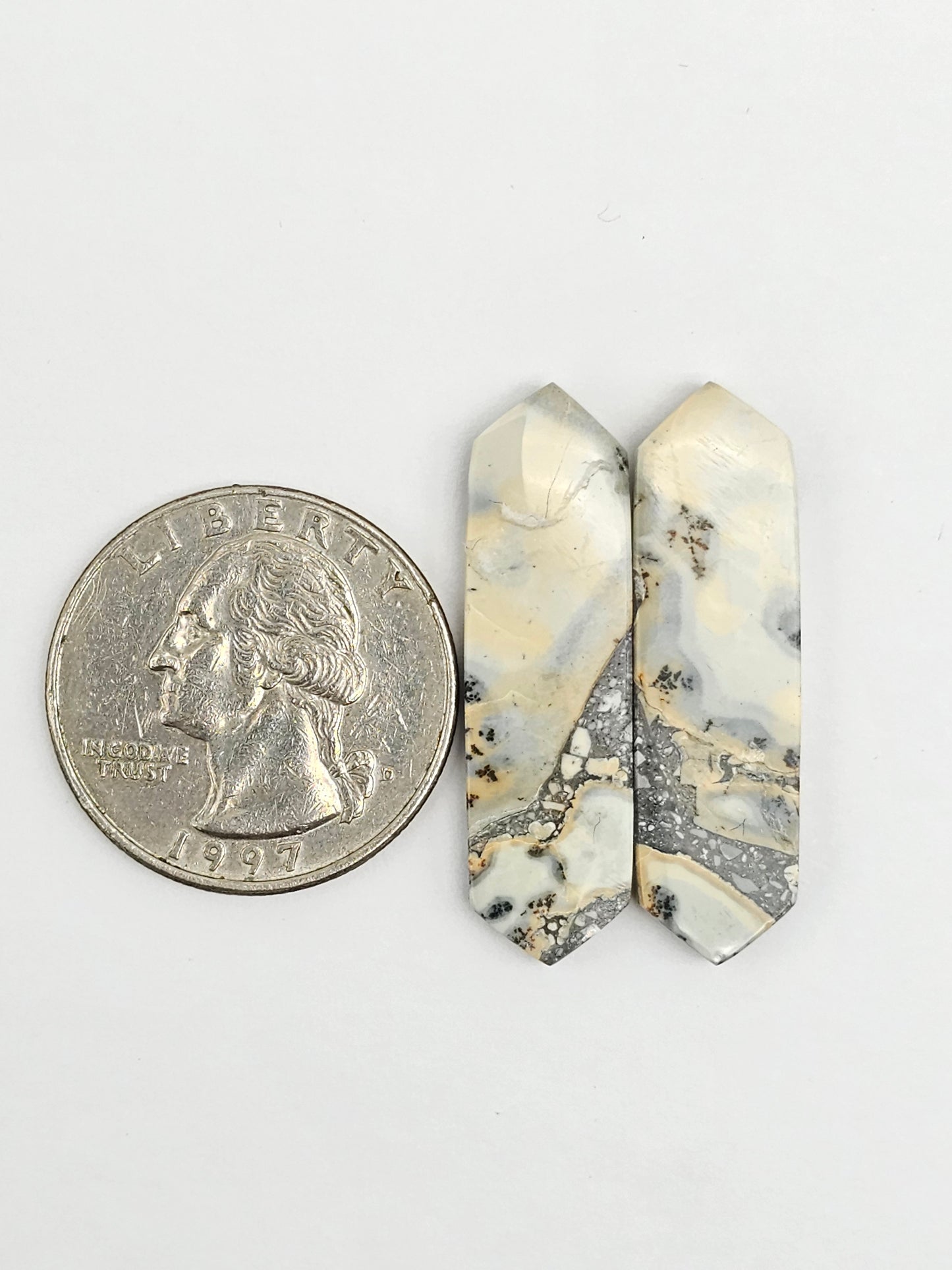 Maligano Jasper Cabochon Pair