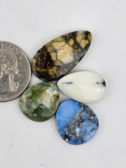 Dark moon variscite lot