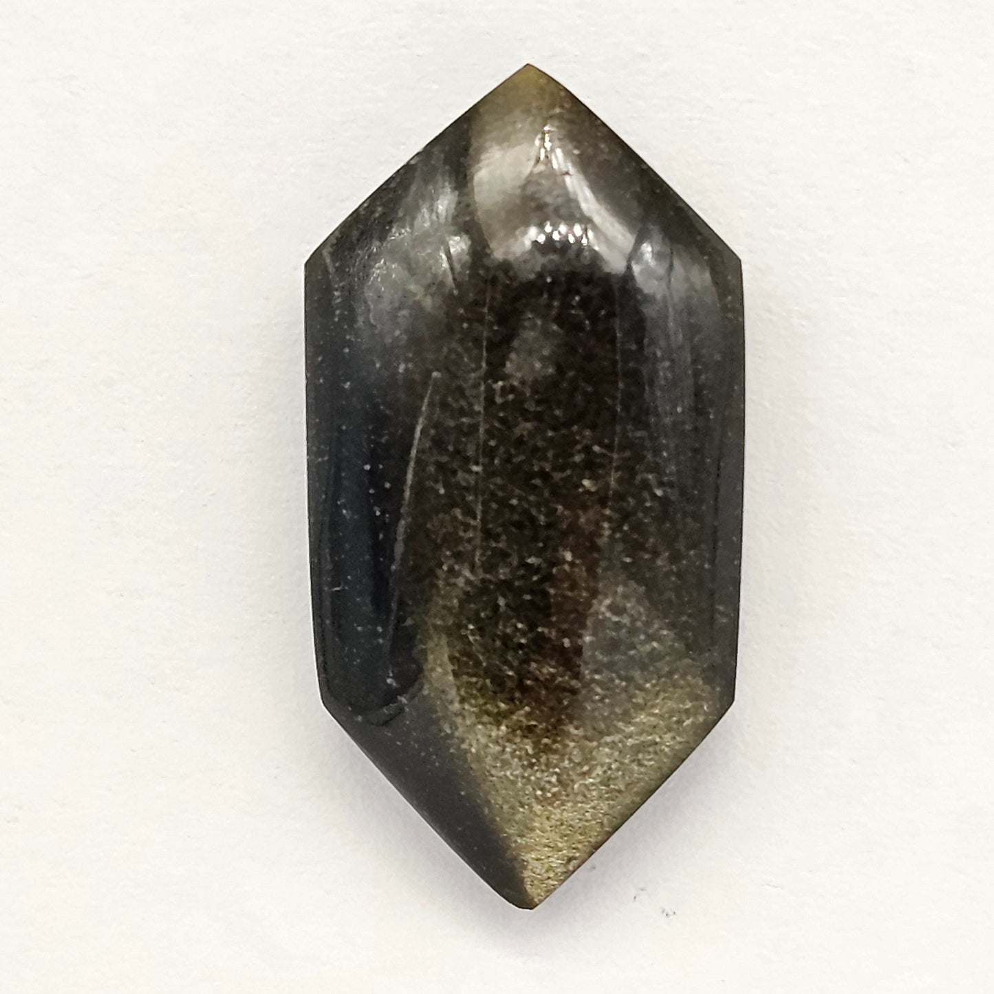 Golden Obsidian Long Diamond Cabochon