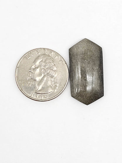 Golden Obsidian Long Diamond Cabochon
