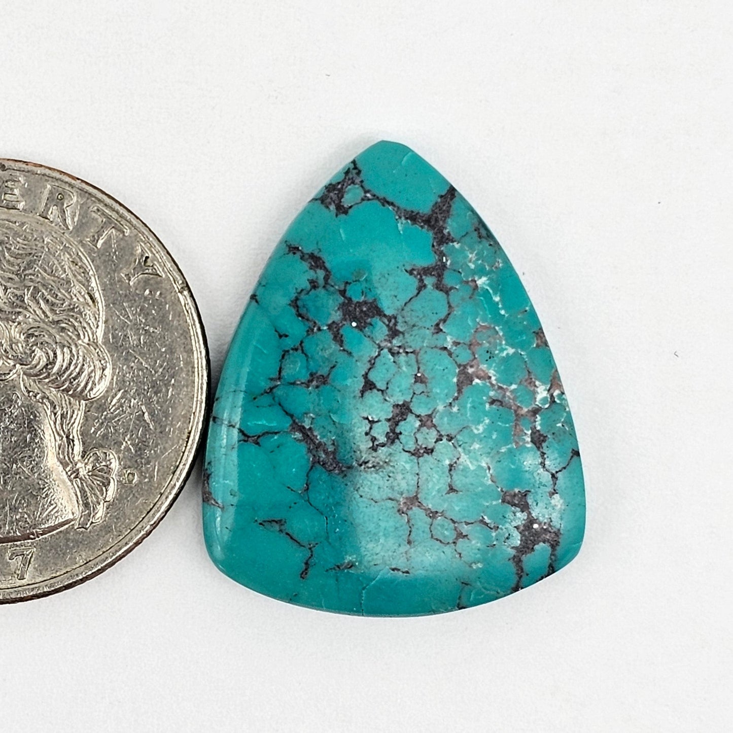 Cloud Mountain Turquoise Cabochon Large