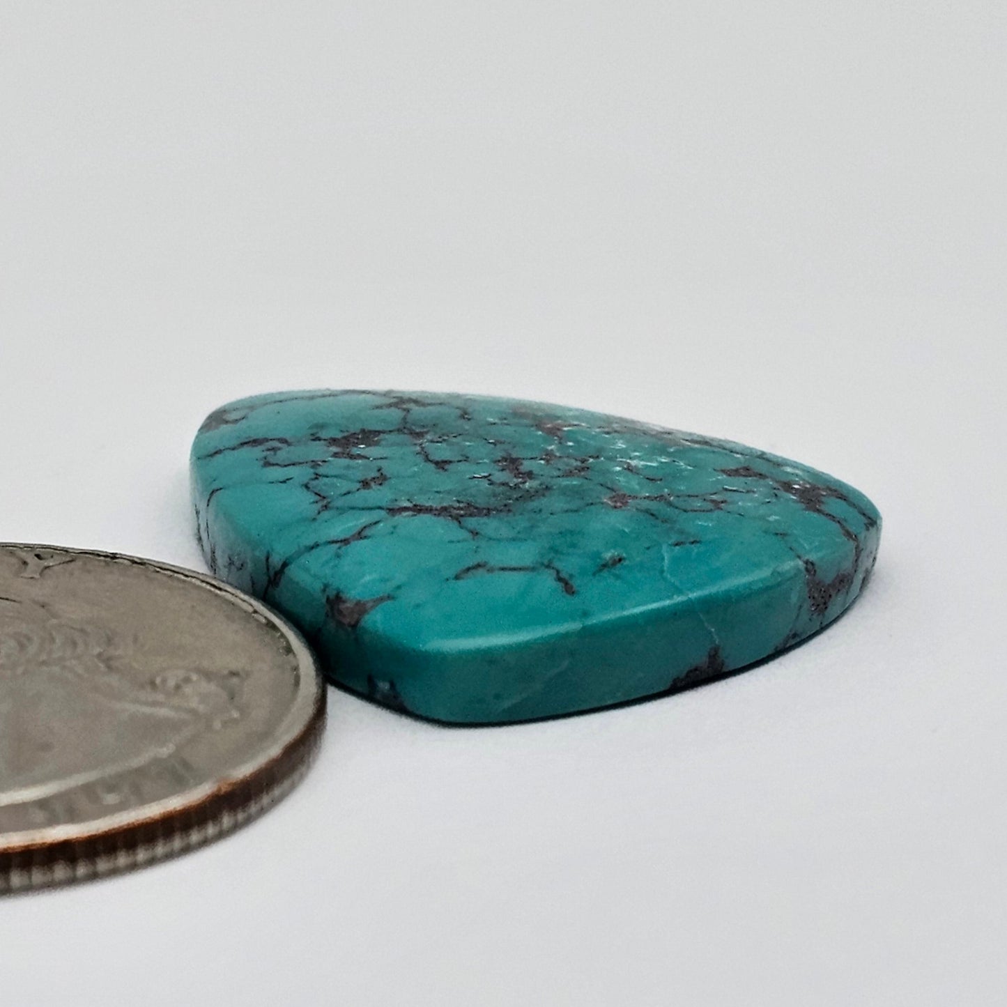 Cloud Mountain Turquoise Cabochon Large