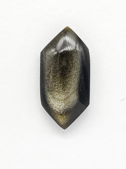 Golden Obsidian Long Diamond Cabochon
