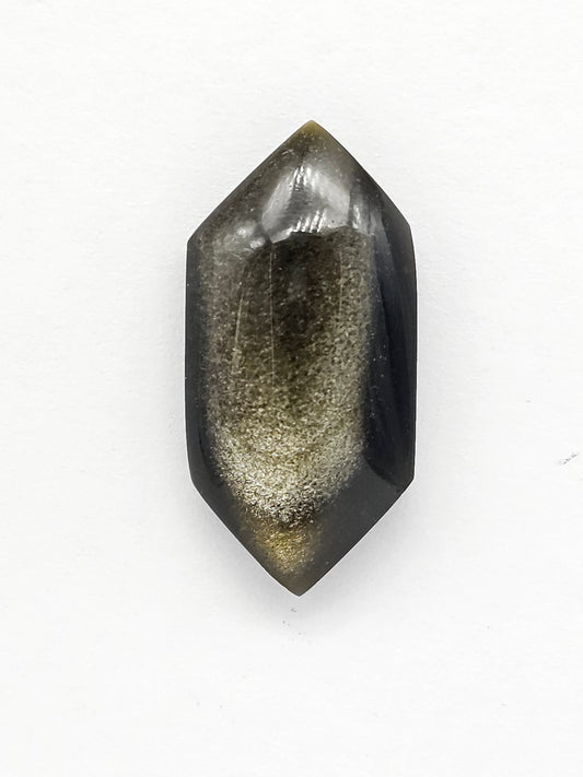 Golden Obsidian Long Diamond Cabochon