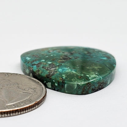 Cloud Mountain Turquoise Cabochon Large