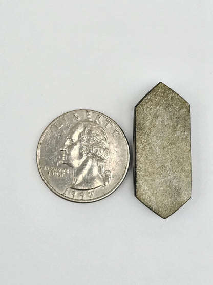 Golden Obsidian Long Diamond Cabochon